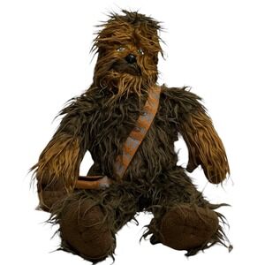Star Wars Chewbacca Plush Wookiee Stuffed Animal 24" Bandolier Brown Jay Franco